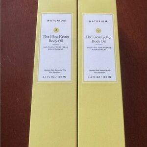 NEW IN BOX!! Naturium The Glow Getter Body Oil Bundle of Two..3.4 FL OZ/ 100 ml